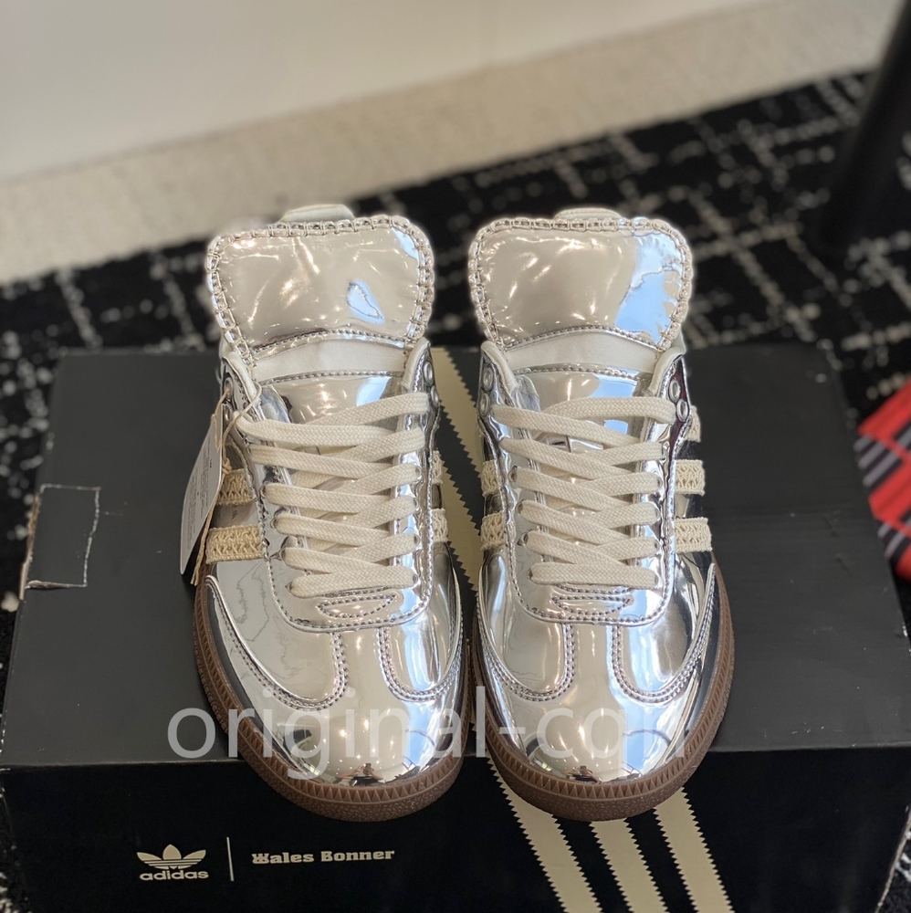 Adidas Samba Silver Wales Bonner shoes